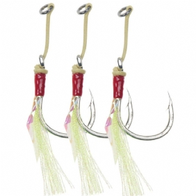 3 Kpl Casting Cod Hook -kalastusuhe Metal Crankbaits -kalastuskoukku