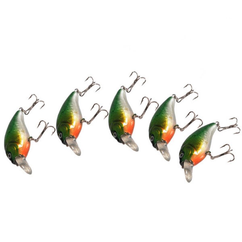 5pics Kalastusuistit Vcm 3d Eyes Hook Swimbait Baits