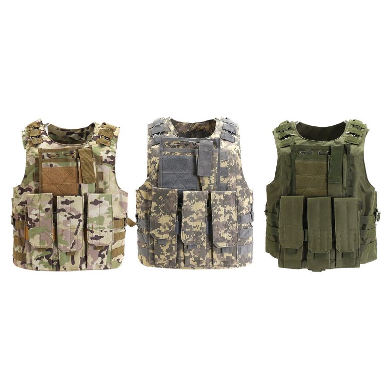 600d Nylon Plate Carrier Tactical Vest Outdoor Metsästyksen Suojaava Säädettävä Liivi Taistelutarvikkeille