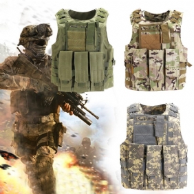 600d Nylon Plate Carrier Tactical Vest Outdoor Metsästyksen Suojaava Säädettävä Liivi Taistelutarvikkeille