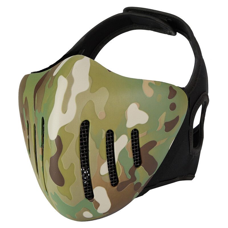 Action Union Mk036 Tpu Tactical Mask Outdoor Metsästys Pyöräily Urheilunaamarit Päänsuojalla Naamiointi