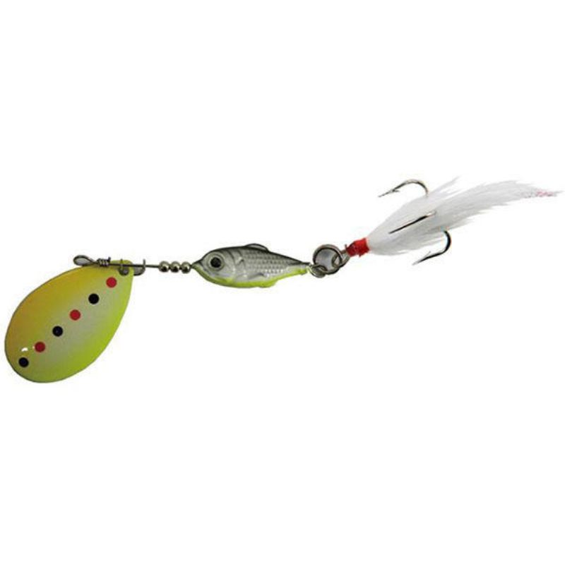 Alkuperäinen Abu Garcia H-borye 7g 12g Spoon Fishing Lure Spinner -syötti Treble Hookilla Ja Featherilla