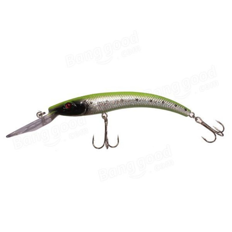 Bassokalastusuistimet Sukellus Crankbaits Minnow Treble Hooks -syötit 15.5 cm