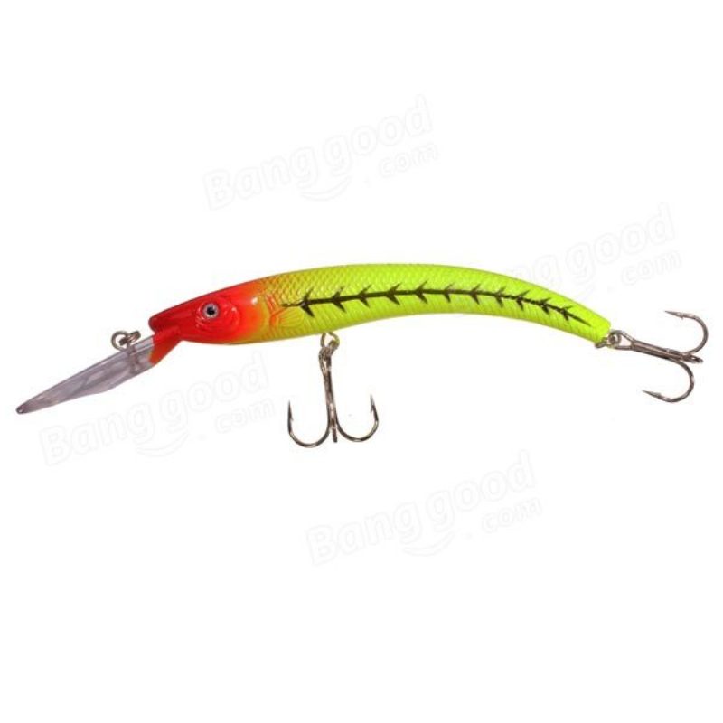 Bassokalastusuistimet Sukellus Crankbaits Minnow Treble Hooks -syötit 15.5 cm