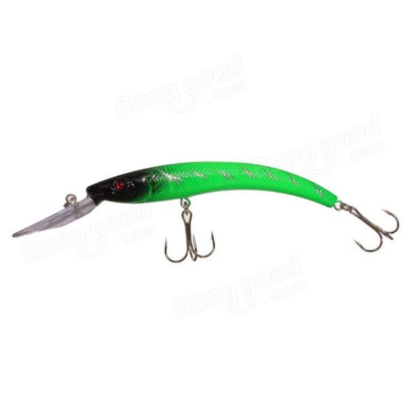 Bassokalastusuistimet Sukellus Crankbaits Minnow Treble Hooks -syötit 15.5 cm