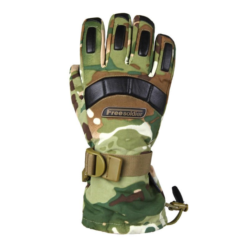 Free Soldier Tactical Gloves Full Finger Glove Outdoor Metsästys Urheilu Pyöräily Liukastumista Estävät Käsineet