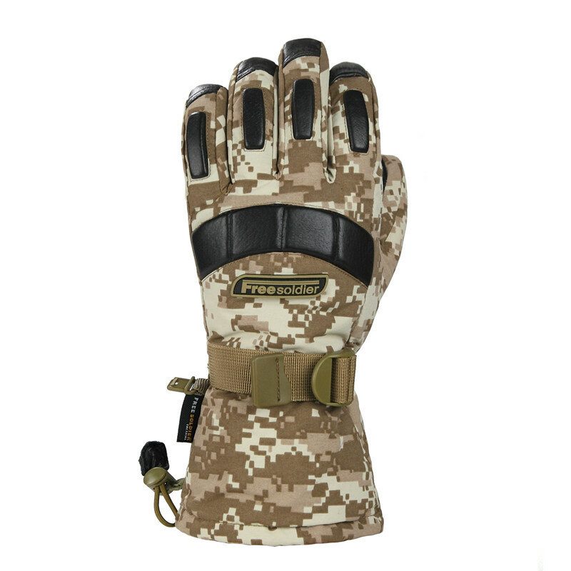 Free Soldier Tactical Gloves Full Finger Glove Outdoor Metsästys Urheilu Pyöräily Liukastumista Estävät Käsineet