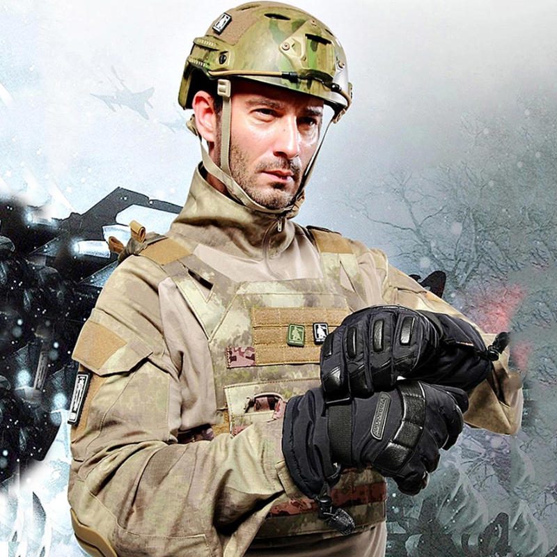 Free Soldier Tactical Gloves Full Finger Glove Outdoor Metsästys Urheilu Pyöräily Liukastumista Estävät Käsineet