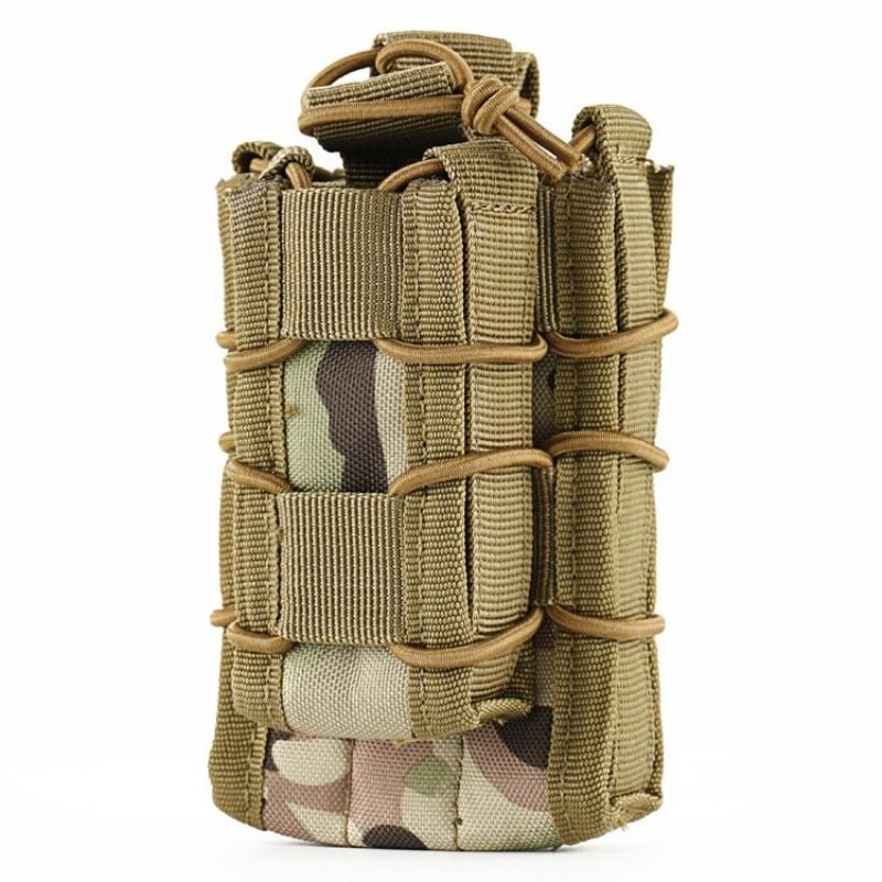 Molle Nylon Open Top Kaksikerroksinen Kalastuskassi