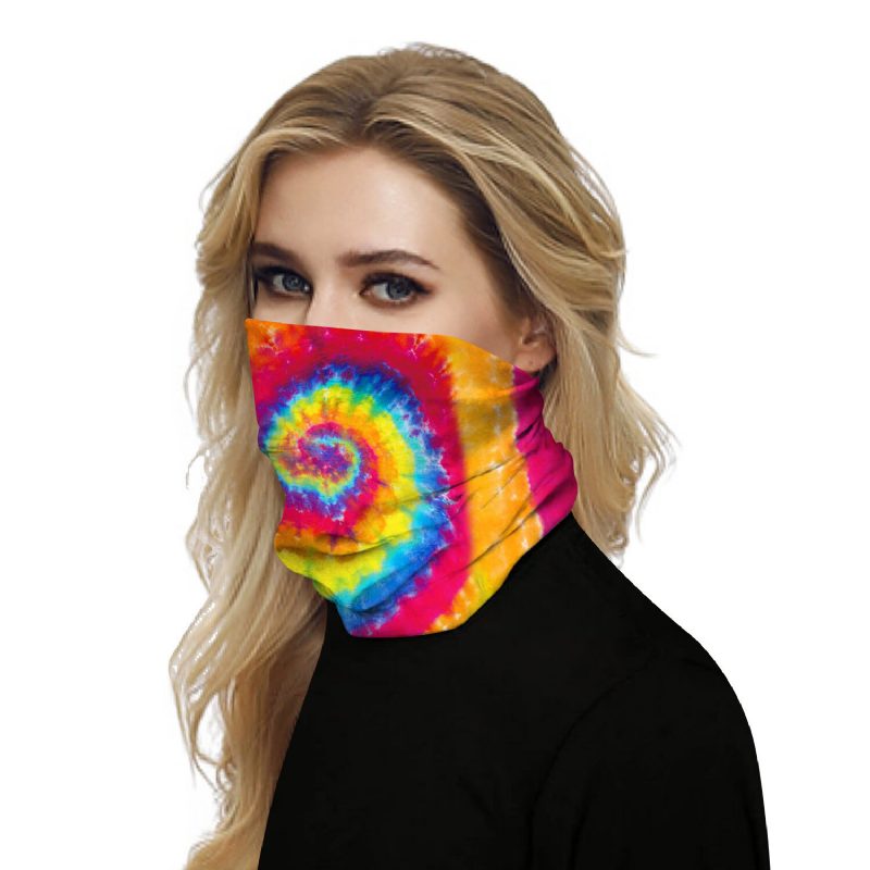 Naisten Miesten Unisex Basic Street Chic Polyesteri Balaclavas Bandana Pölytiivis Tuulenpitävä Kalastuskasvosuojat Monitoiminen Scafe - Värikäs Muste / All Seasons