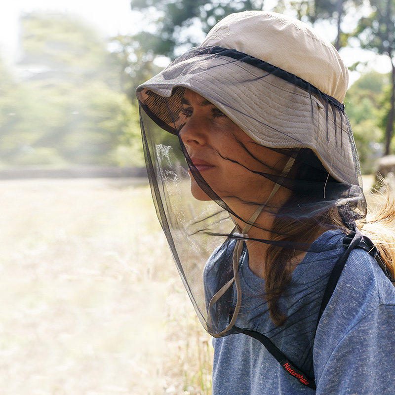 Naturehike Nh19f005-z Anti Mosquito Hyönteisverkko Hattu Naamari Pään Kasvosuojan Suojakorkki Aurinkosuoja