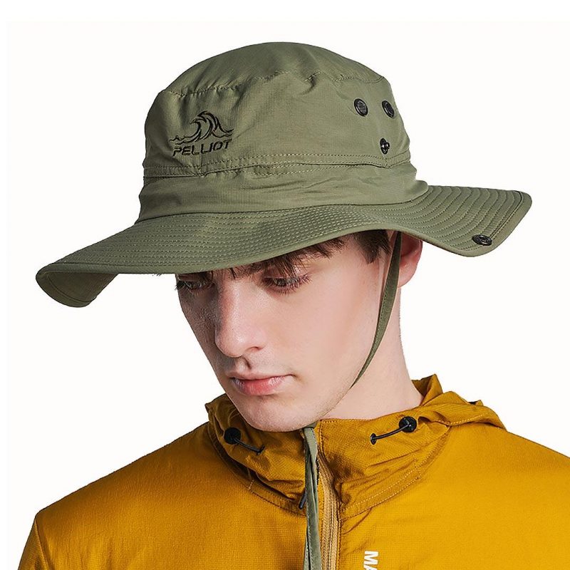 Pelliot Bucket Hat Mies Ja Nainen Ulkona Hien Imeytyminen Hengittävä Säädettävä Auringonsuojahattu Retkeily Kalastus Hat