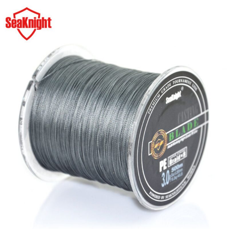 Seaknight Brand 500m Super Strong 8 Weaves 8 Strand Pe Punottu Siima