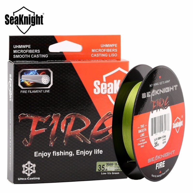 Seaknight Fire Siima 300m Filament Smooth Super Pe Tulisiima Kelluva