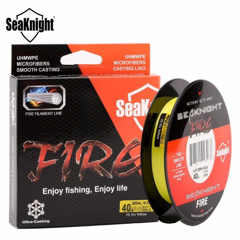 Seaknight Fire Siima 300m Filament Smooth Super Pe Tulisiima Kelluva