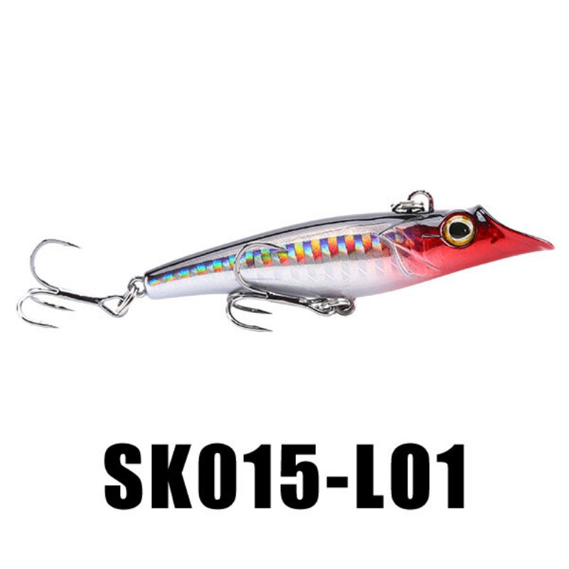 Seaknight Sk015 1kpl 19g 75mm Uppoava Kalastusuistimen Kynä 3d Eyes Simulation Skin Hard Fish Syötit