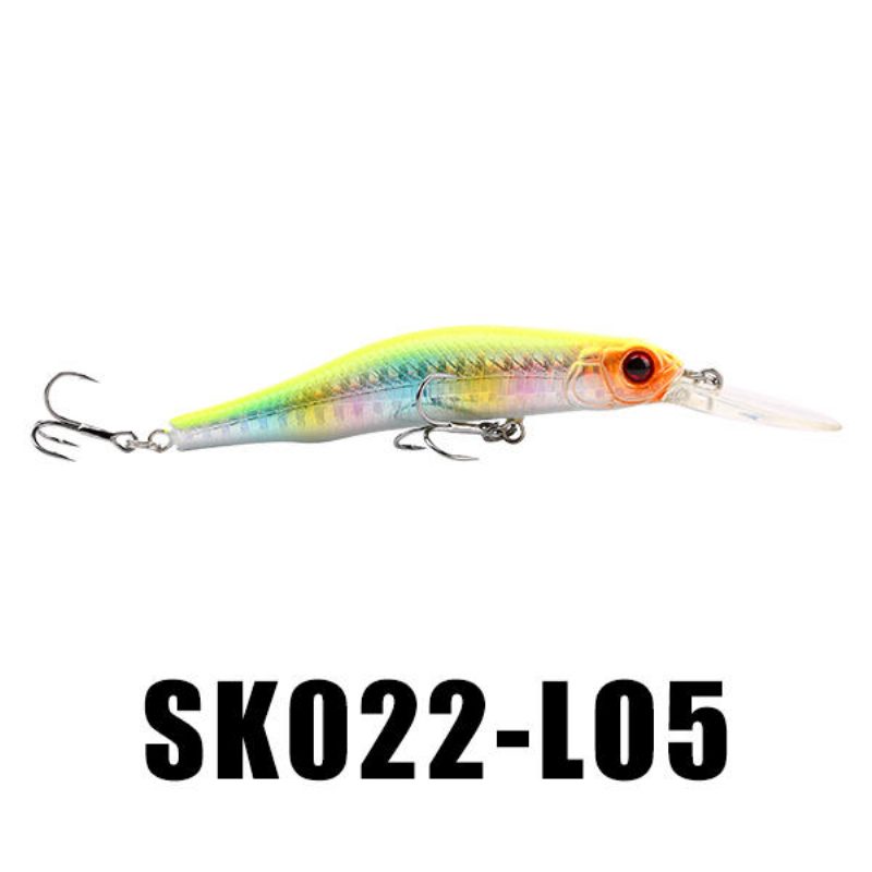 Seaknight Sk022 1kpl 9g 80mm 0-1.5m Syvyys Minnow -kalastusuhe Bkk Koukut Kalastussyötit