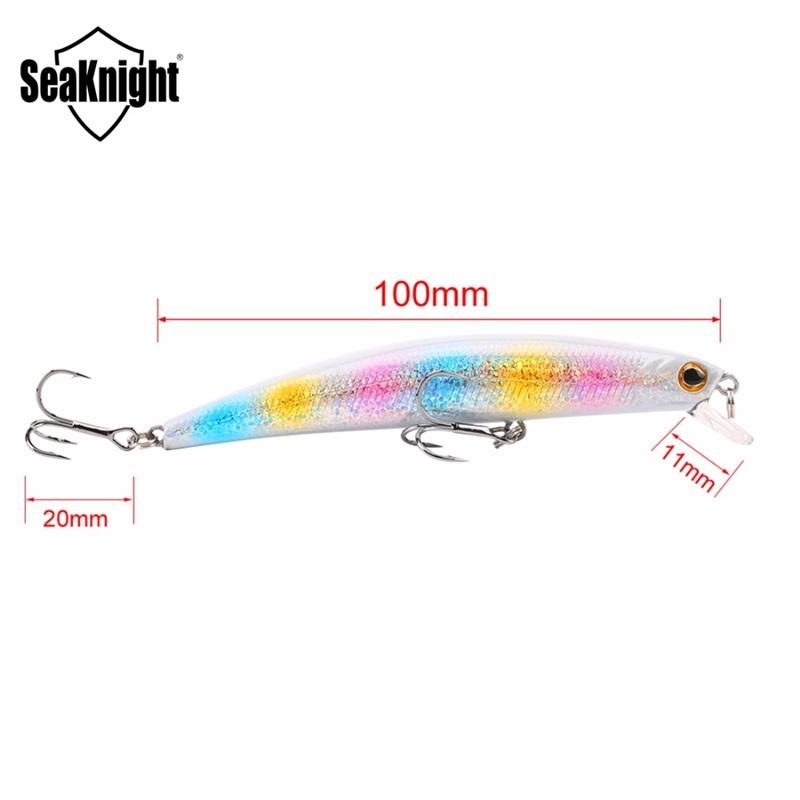 Seaknight Sk025 Minnow 1kpl 11g 100mm 0-0.5m Syvyyskalastusuhe Makean Veden Kalastukseen Kova Syötti