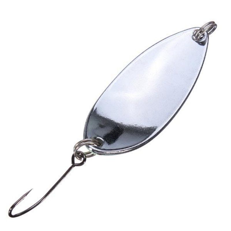 Sequins Lure Bait Luminous Single Hook Spoon Metal Fishing