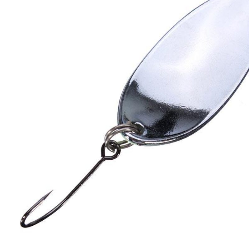 Sequins Lure Bait Luminous Single Hook Spoon Metal Fishing