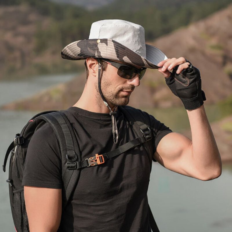 Tactical Cap Outdoor Kauhahattu Taitettava Kannettava Vaellus Kiipeily Auringonsuoja Floppy Hat