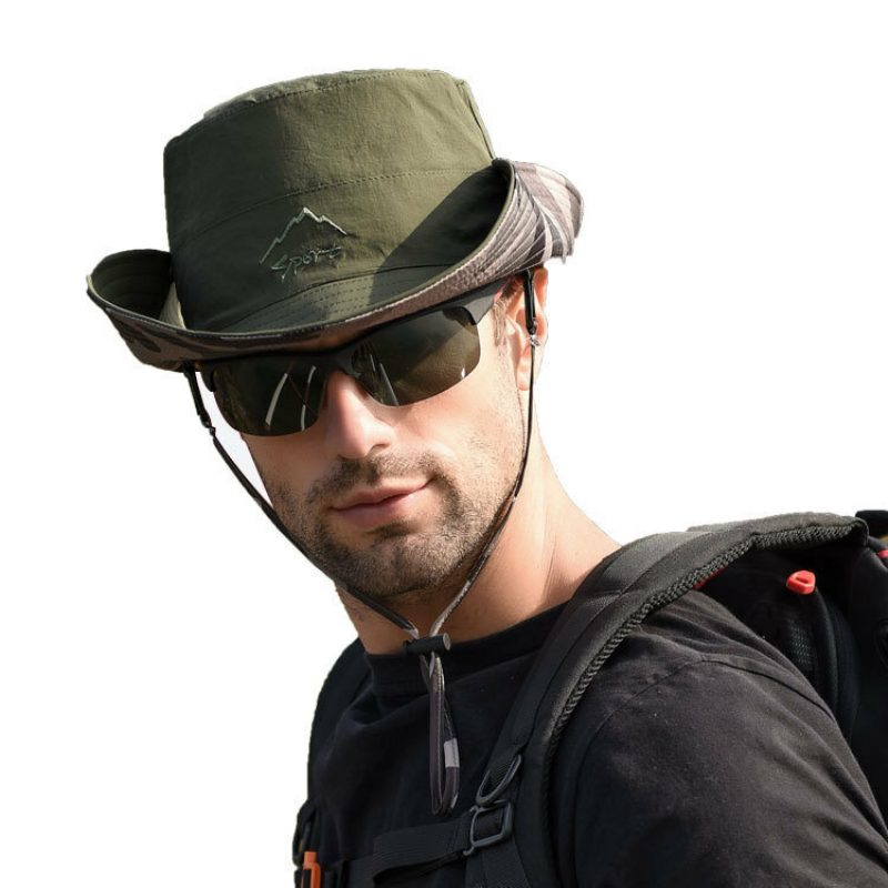 Tactical Cap Outdoor Kauhahattu Taitettava Kannettava Vaellus Kiipeily Auringonsuoja Floppy Hat