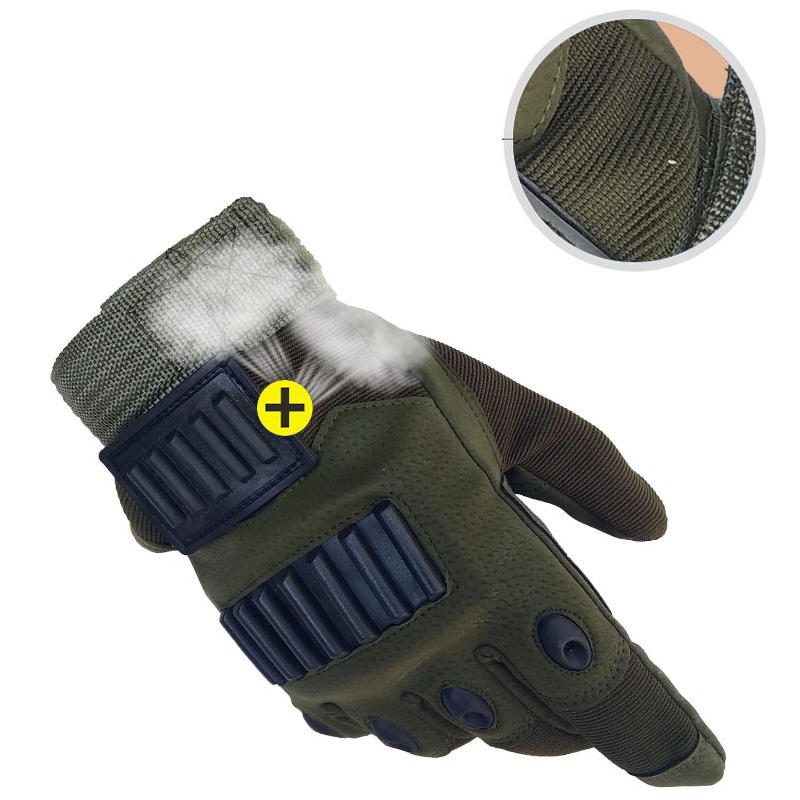 Tactical Full Finger Glove Outdoor Metsästys Urheilu Pyöräily Liukumaton Käsineet