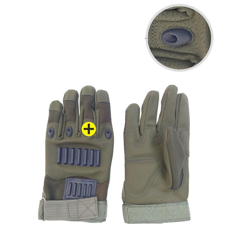 Tactical Full Finger Glove Outdoor Metsästys Urheilu Pyöräily Liukumaton Käsineet