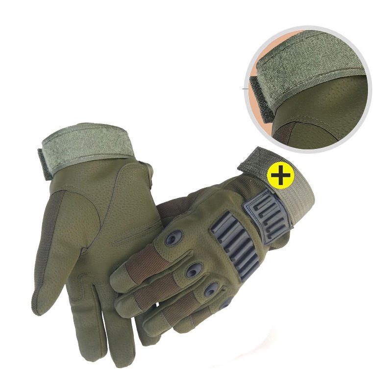 Tactical Full Finger Glove Outdoor Metsästys Urheilu Pyöräily Liukumaton Käsineet