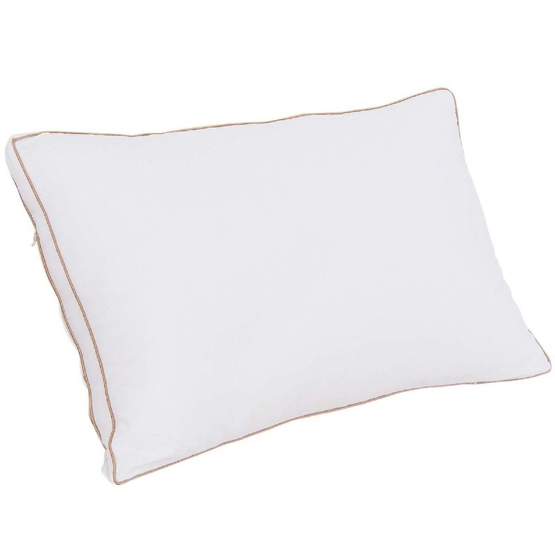 1 Kpl Premium Bed Sleeping Tyyny 100 % Puuvillaa Hypoallergenic 5 Tähden Hotelli White Pillow Gold Edge