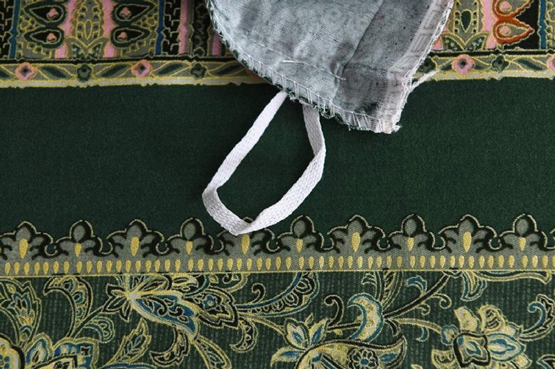 3 Kpl Boho Vuodevaatteet Setti Vintage Green Damask Bohemian Pussilakanat 100 % Harjattua Puuvillaa