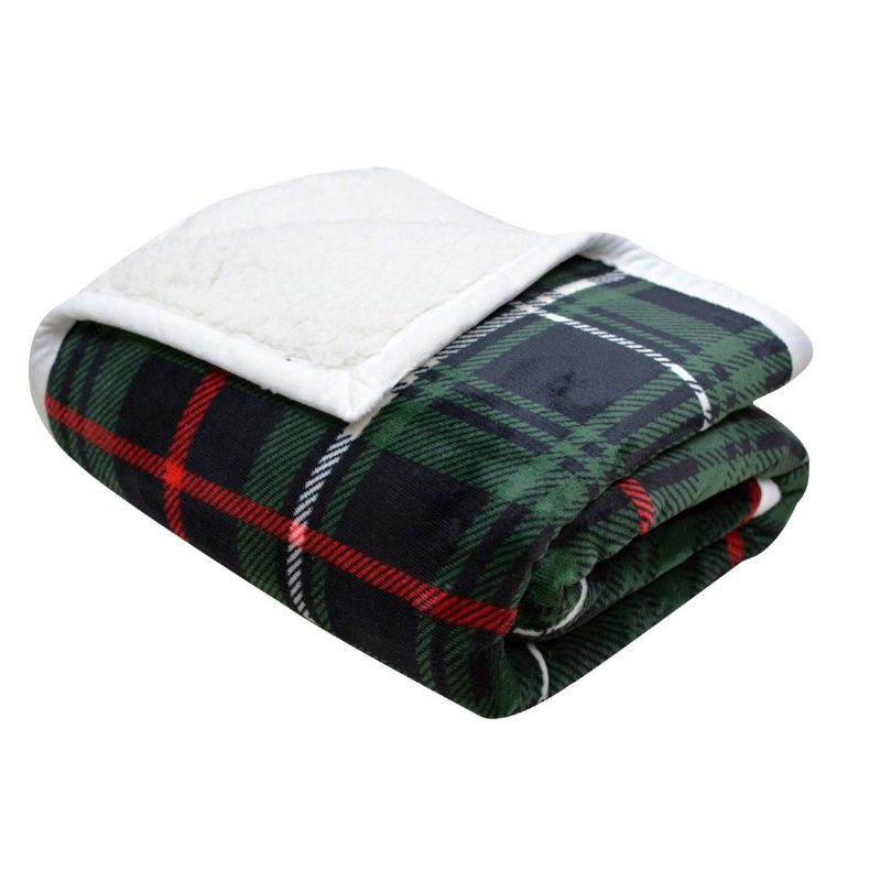 Buffalo Plaid Peitto Flanelli Geometrinen Heittopeitto 50 X 60