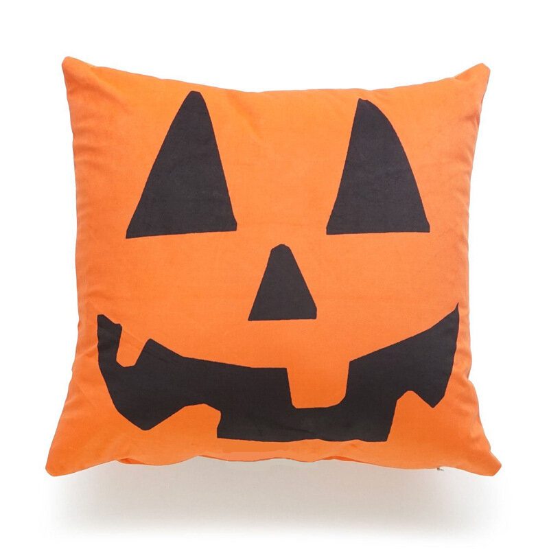 Halloween Pumpkin Lepakko Pöllö Kuvio Tyynyliina Puuvilla Pellava Tyyny Tyynynpäällinen Istuin Hom