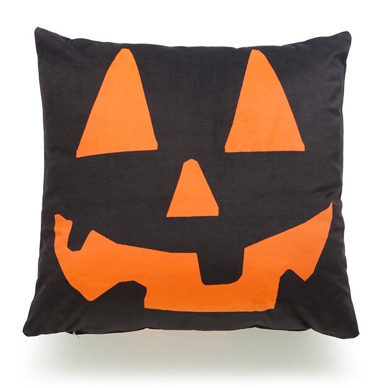 Halloween Pumpkin Lepakko Pöllö Kuvio Tyynyliina Puuvilla Pellava Tyyny Tyynynpäällinen Istuin Hom