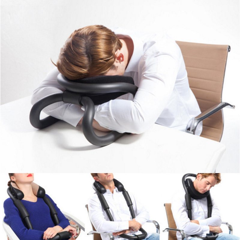 Ideashow Black Neck Suojaava U-muotoinen Tyyny Lentokone Autotoimisto Nap Pillow Matkatyyny