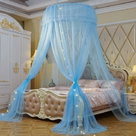 Tyylikäs Pitsisängyn Katos Mosquito Net Big Bed Canopy Home Vuodevaatteet