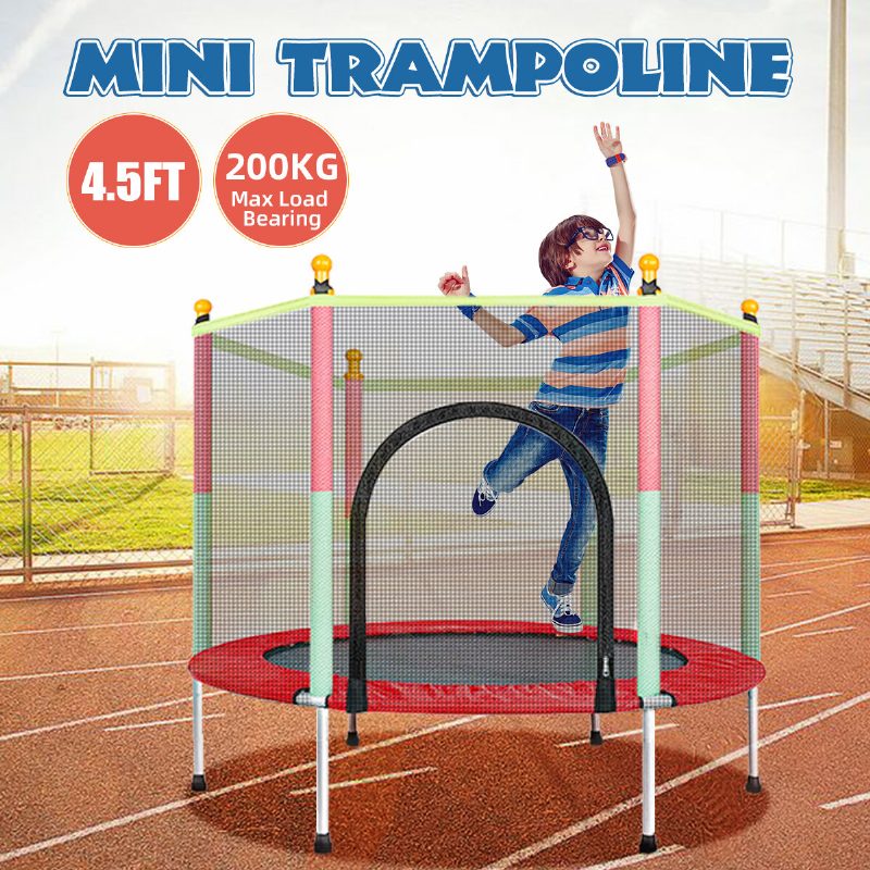 \u3010eu Direct\u3011round Home Indoor Trampoliini Lapsi Leikkii Hyppysängyssä Lapset Aikuiset Fitness Harjoitusvälineet Koteloalusta