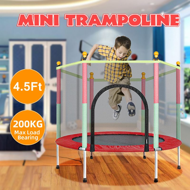 \u3010eu Direct\u3011round Home Indoor Trampoliini Lapsi Leikkii Hyppysängyssä Lapset Aikuiset Fitness Harjoitusvälineet Koteloalusta