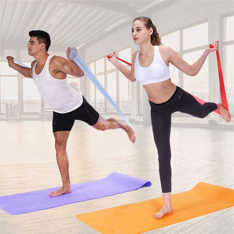 1.5 M Joogavastusnauhat Fitness Pilates Flexbands Kuntosaliharjoittelu Stretch Belt