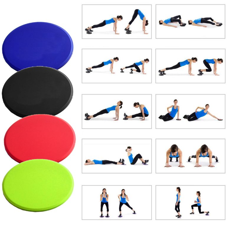 3 Kpl Fitness Core Sliders Pad Resisters Bands Set Liukumaton Liuku Sport Jooga Mats