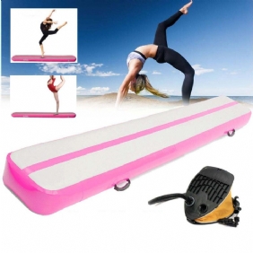 40 cm * 5 M * 10 cm Puhallettava Ilmatasapainopalkki Harjoitusmatto Air Tumbling Track Gym -matto