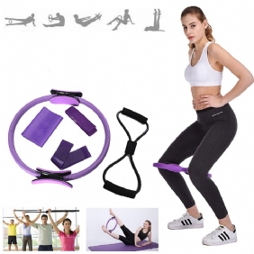 5 Kpl Mix Resistance Bands Pilates Ring Joustonauha Fitness Jooga Harjoitusvälineet