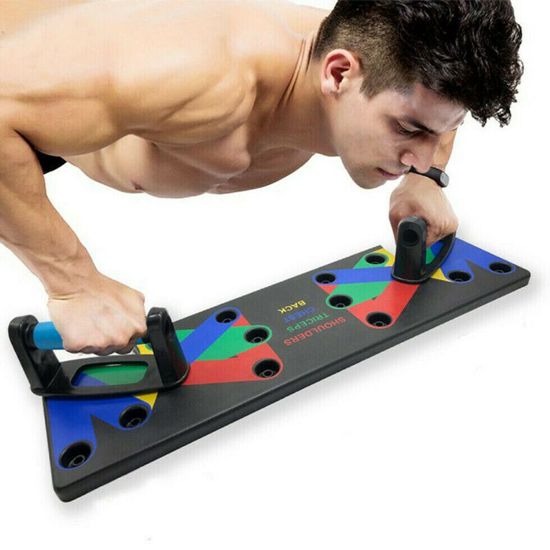 9 In 1 Push-up Board Kuntoharjoittelu Lihasvoimaharjoittelu Push Up Stand Kotiharjoitusvälineet