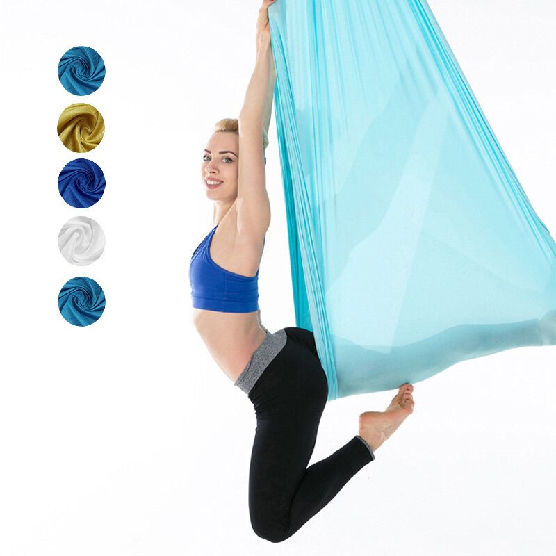 Aerial Yoga Swing Sling Hammock Inversion Anti-gravity Gym Pilates Tarvikkeineen