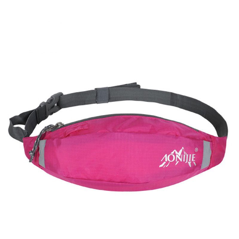 Aonijie Sports Running Waist Bag Pack Vedenpitävä Nylon Vaellussäilytyspussi