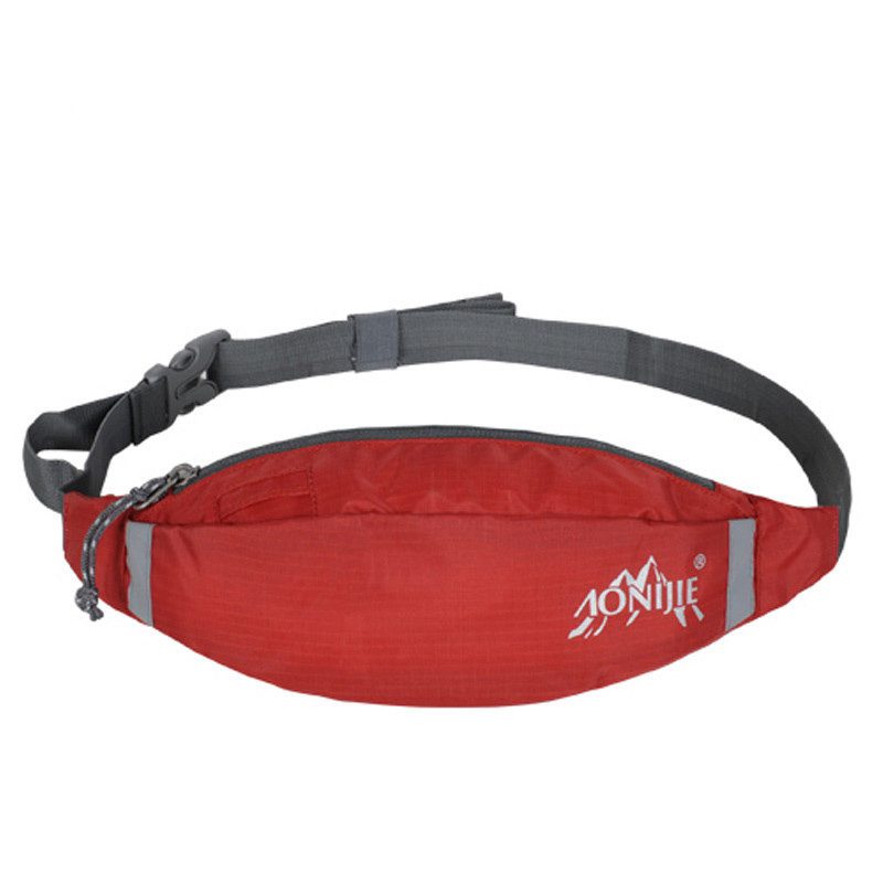 Aonijie Sports Running Waist Bag Pack Vedenpitävä Nylon Vaellussäilytyspussi