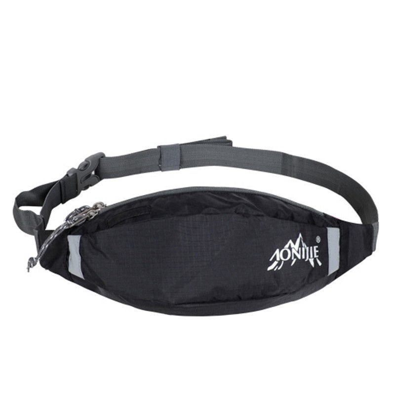 Aonijie Sports Running Waist Bag Pack Vedenpitävä Nylon Vaellussäilytyspussi