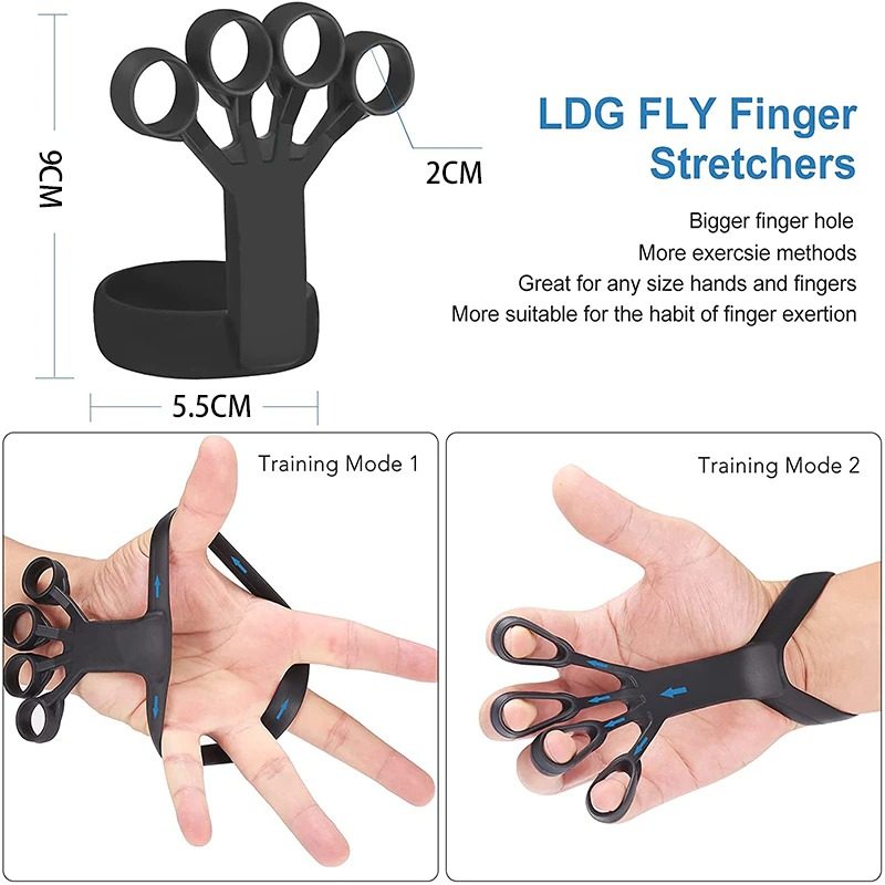 Finger Exerciser Silicone Grip Device Trainer