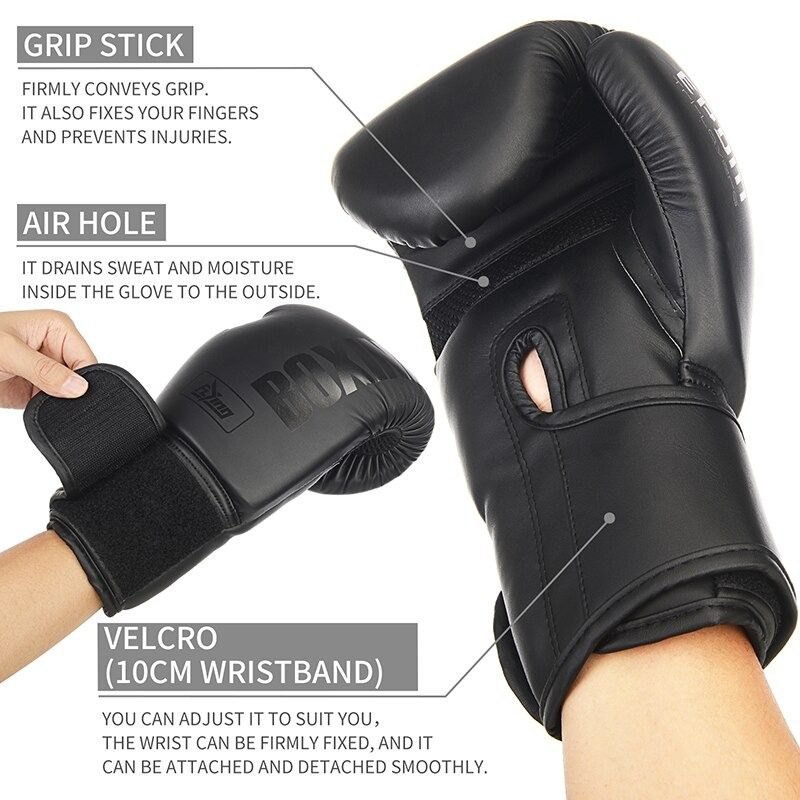 Flying Nyrkkeilyhanskat Pu-nahkaa Muay Thai Guantes De Boxeo