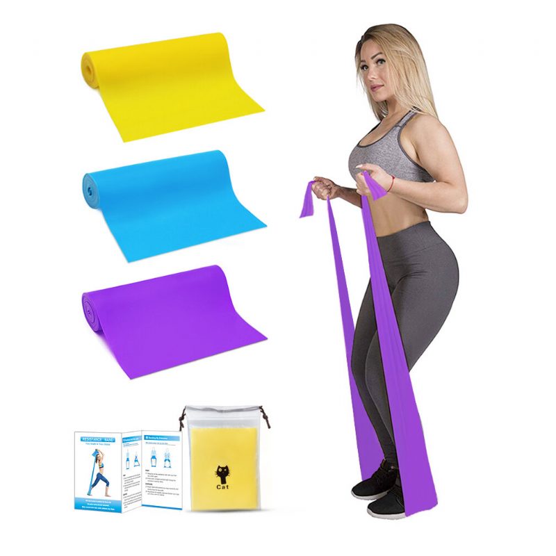 Joogavastusnauhat 8-24 Lb Harjoittelu Vetoköysi Venyttely Pilates Expander Koti Kuntosali Fitness